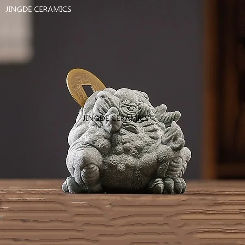 Grès Fengshui doré créatif, dé - Marine Fish Tank avis et prix