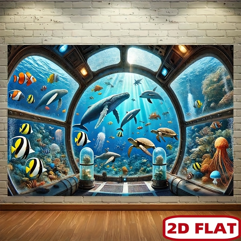 Tapisserie murale 2D imprimée  - Ocean Aquarium avis et prix